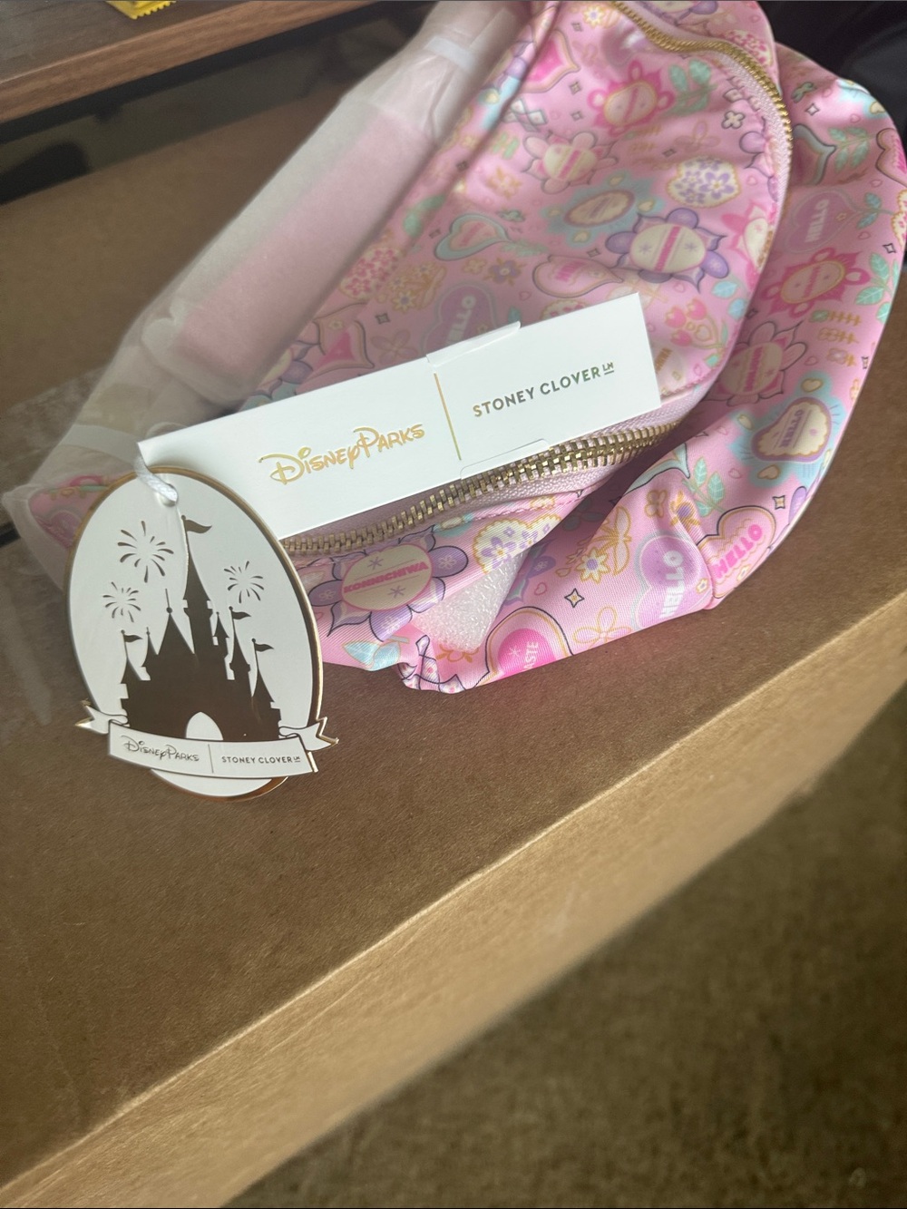 Disney Parks x Stoney Clover Lane “It’s a Small World” Jumbo Fanny Pack - Picture 2 of 4